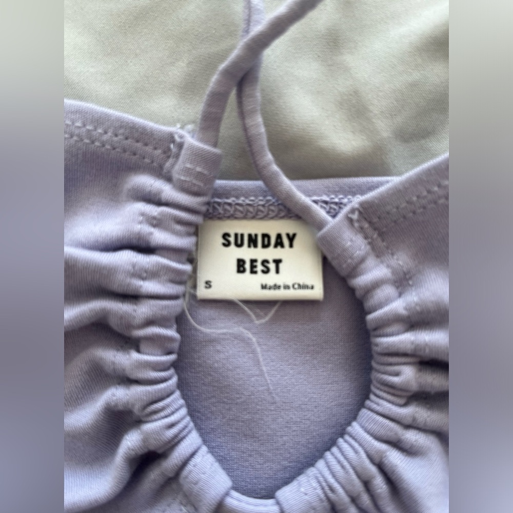 ARITZIA SUNDAY BEST cora tank (halter) size small lavish lavender - Picture 2 of 4